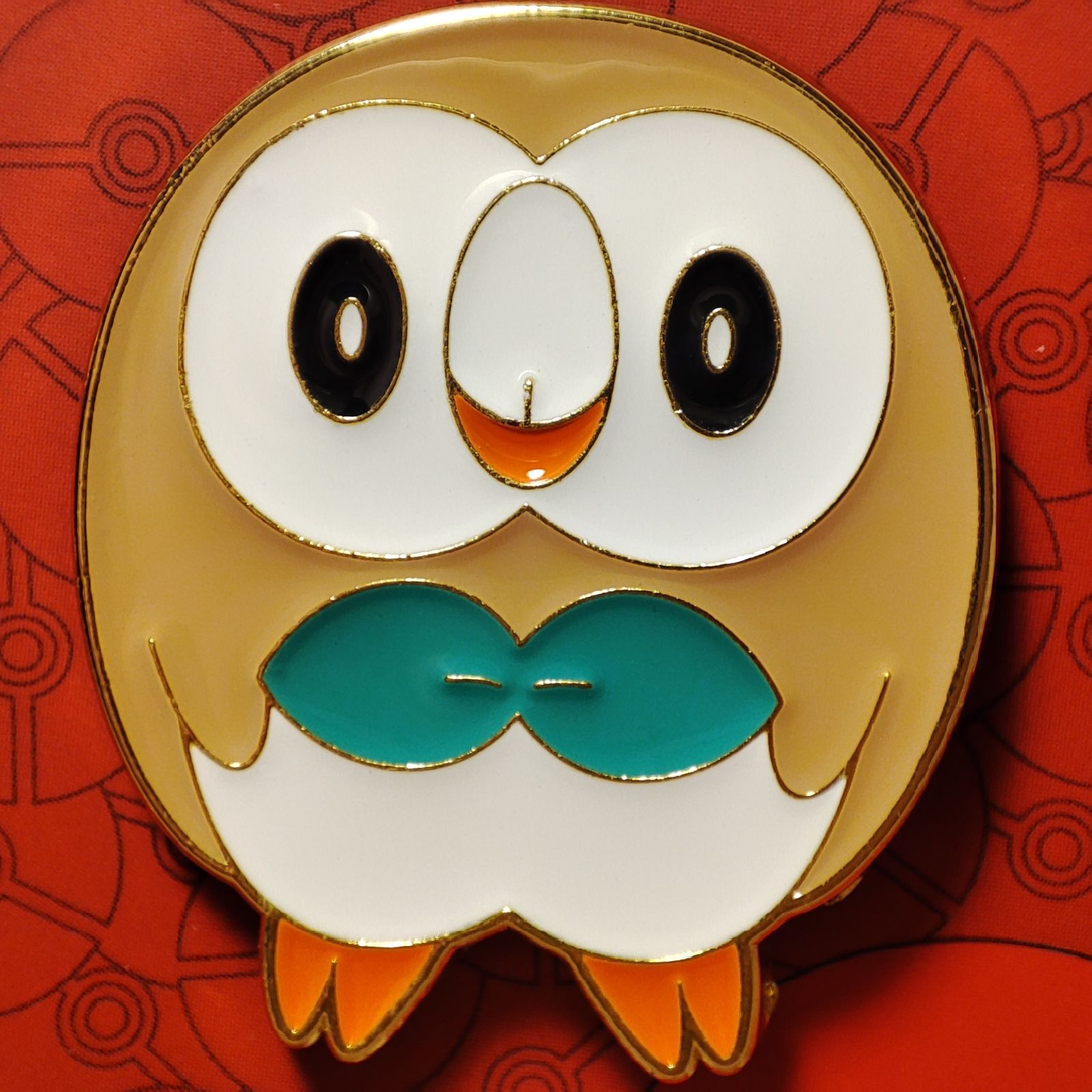 Pokemon Rowlett Enamel Pin Official Nintendo Collectible Owl Lapel Pin Badge